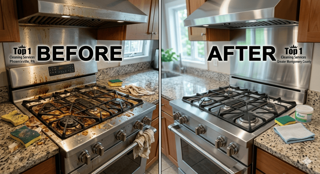 Kitchen Cleaning - Before After